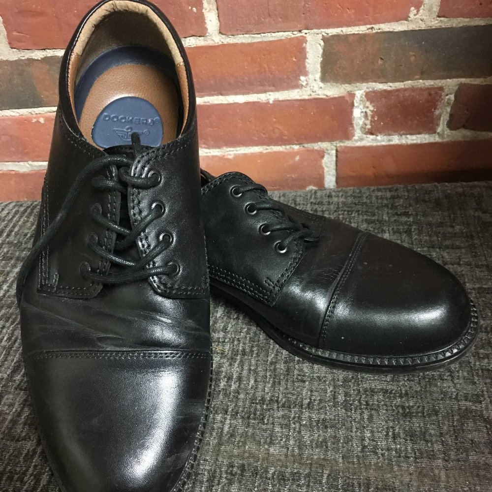 Black Dockers Leather Uppoers